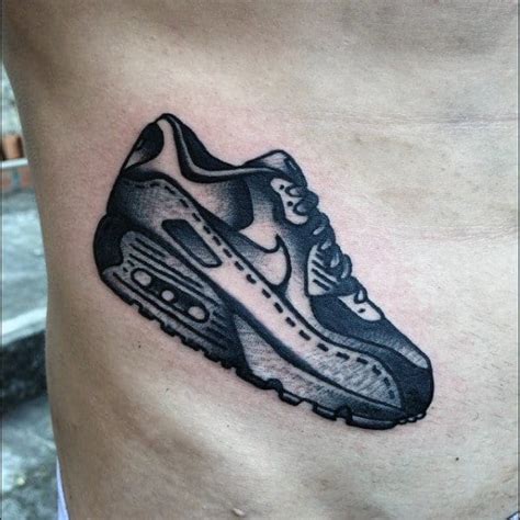 custom Nike shoe tattoos